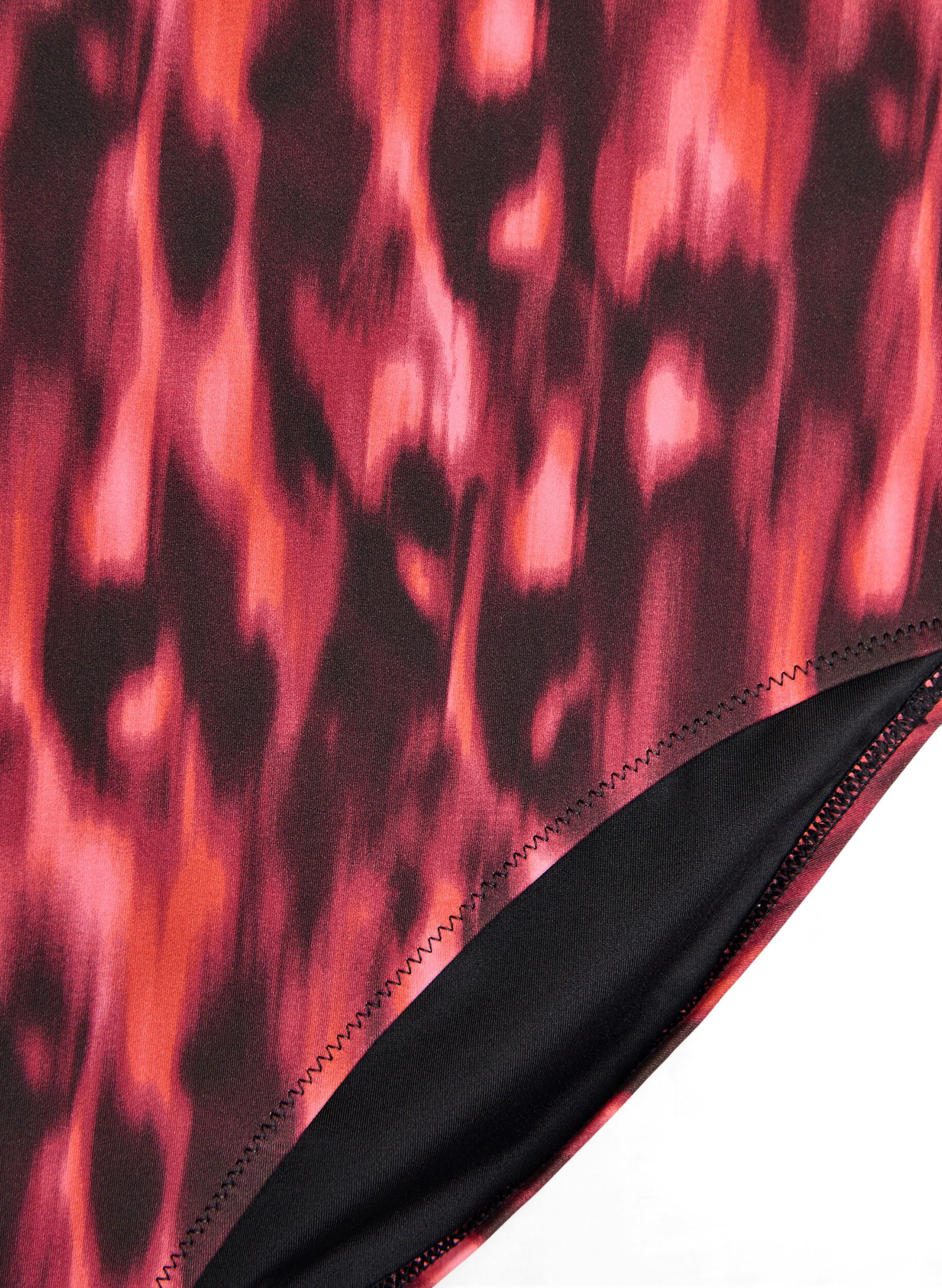 ZizziBikinibroekje met print en hoge taille, Rood, Packshot image number 2