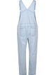 Gestreepte denim overall, Blauw, Packshot image number 1