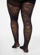 70 denier push-up panties met rozenpatroon, Zwart, Packshot image number 2