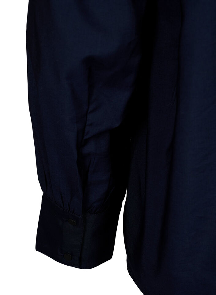 chemisier en viscose &agrave; volants, Sky Captain, Packshot image number 3