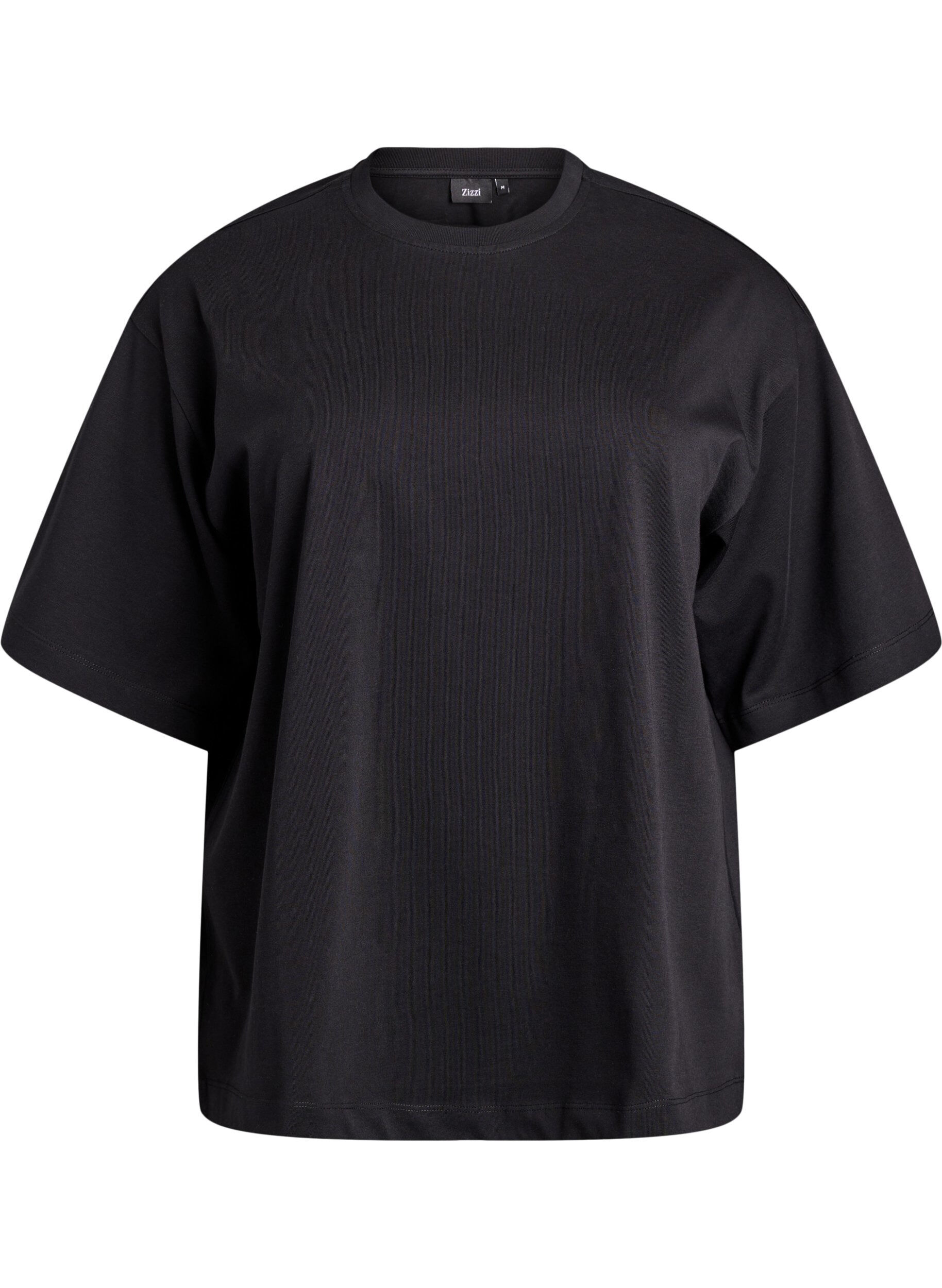 Oversized T-shirt met halflange mouwen