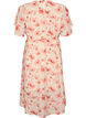 Enkellange jurk met vlindermouwen en strikceintuur, Roze, Packshot image number 1