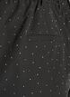 Broek met rhinestones en een hoge taille, Zwart, Packshot image number 3