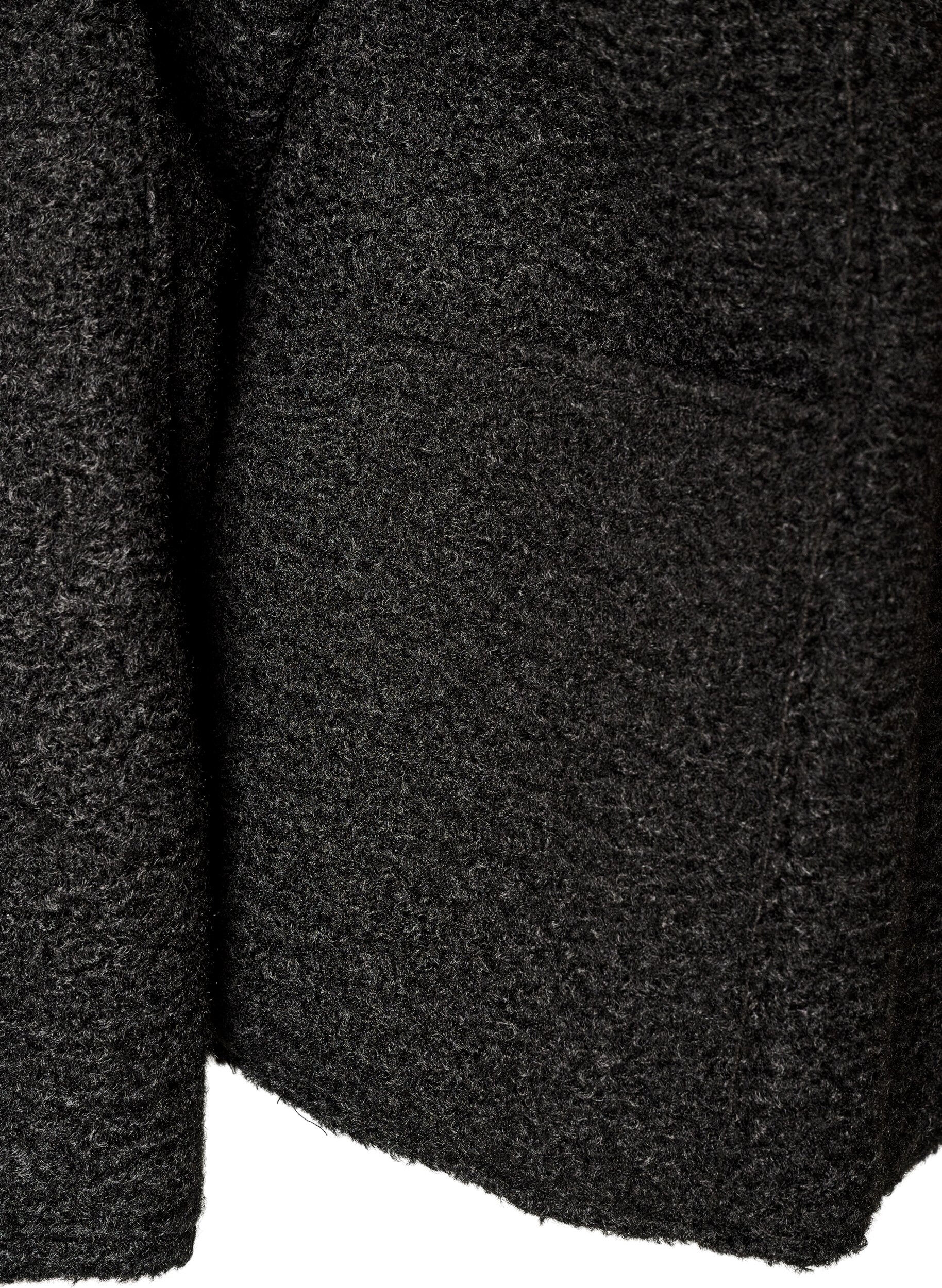 ZizziCardigan ample avec poches, Noir, Packshot image number 3