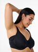 Comfort-bh met beugel en voorgevormde cups, Zwart, Model image number 3