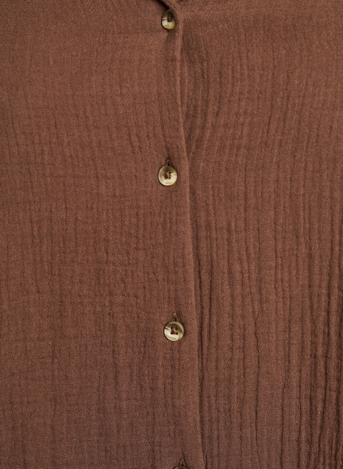 Shirt met korte mouwen van katoen mousseline, Rain Drum, Packshot