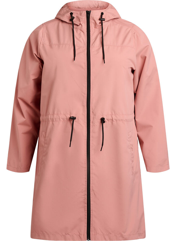 FLASH - Lichtgewicht parka met een capuchon, Roze, Packshot image number 0