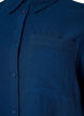 Chemise de nuit &agrave; manches longues en mousseline de coton, Bleu, Packshot image number 2