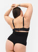 Shapewear string met hoge taille, Zwart, Model image number 1