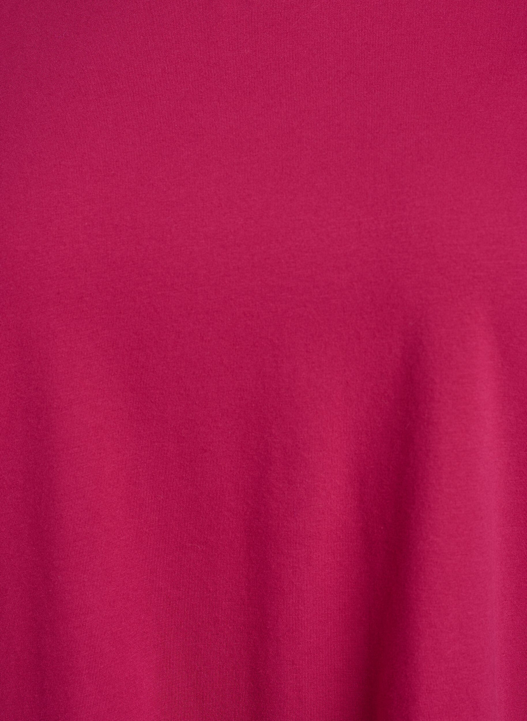 ZizziBasic jersey top met lange mouwen, Roze, Packshot image number 2