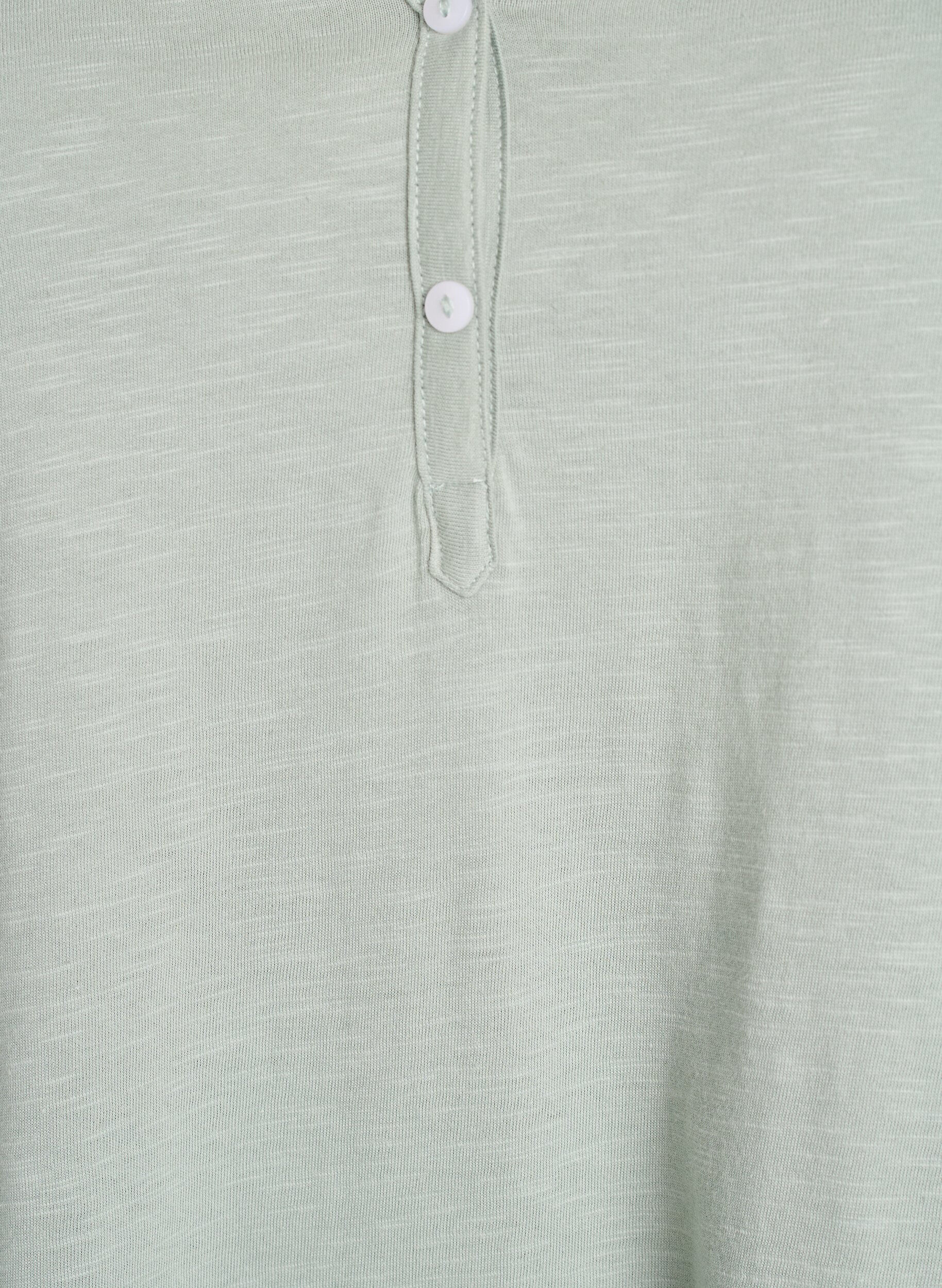 ZizziT-shirt met knoopdetail, Groen, Packshot image number 2