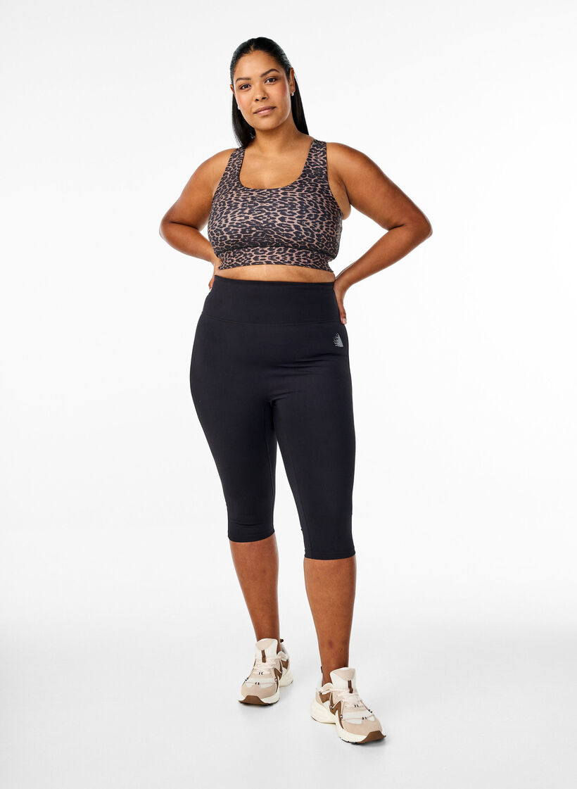 CORE, Squat-proof 3/4 workout leggings met zak, Black, Model