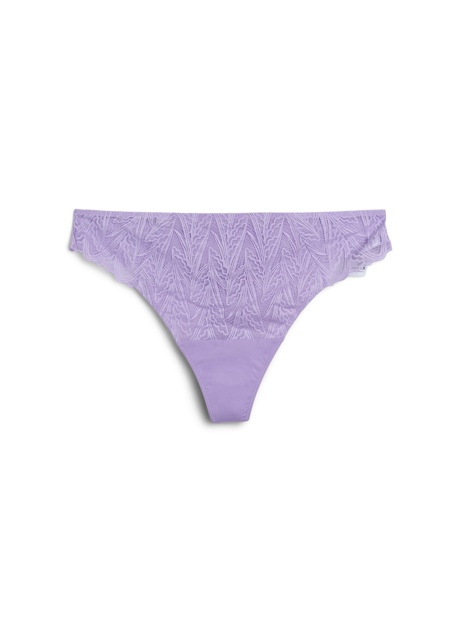 G-string slip met kant en een normale taille