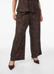 Broek met een golvende textuur, Bruin, Model image number 2