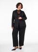 Blazer met kanten rand, Zwart, Model image number 1