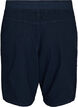 Losse katoenen short met zakken, Blauw, Packshot image number 1