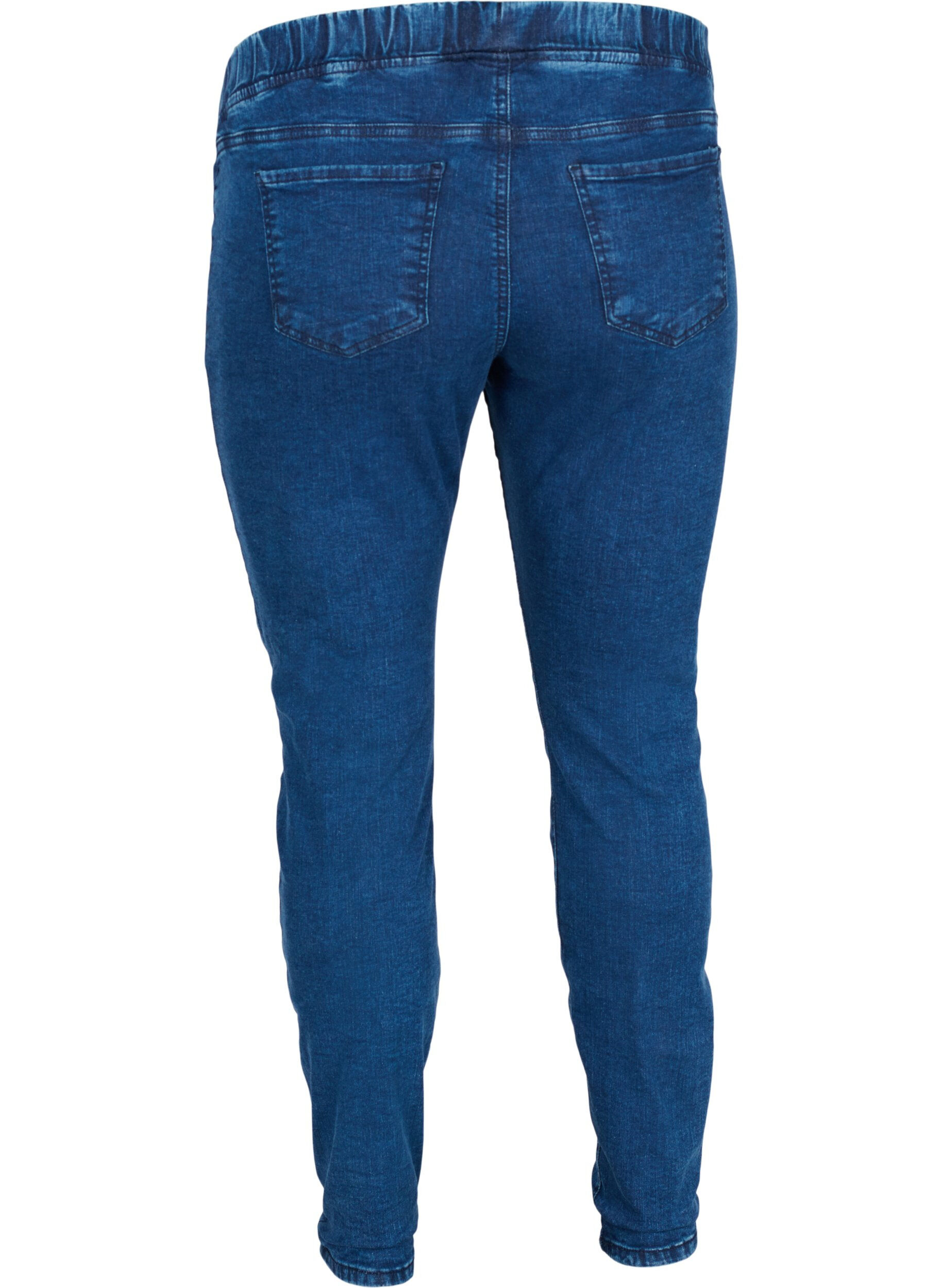 ZizziZwangerschapsjegging met achterzakken, Dark blue, Packshot image number 1
