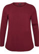 Basic jerseyblouse met lange mouwen, Rood, Packshot image number 0