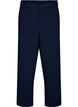 Op maat gemaakte broek met een hoge taille en straight-fit, Blauw, Packshot image number 0