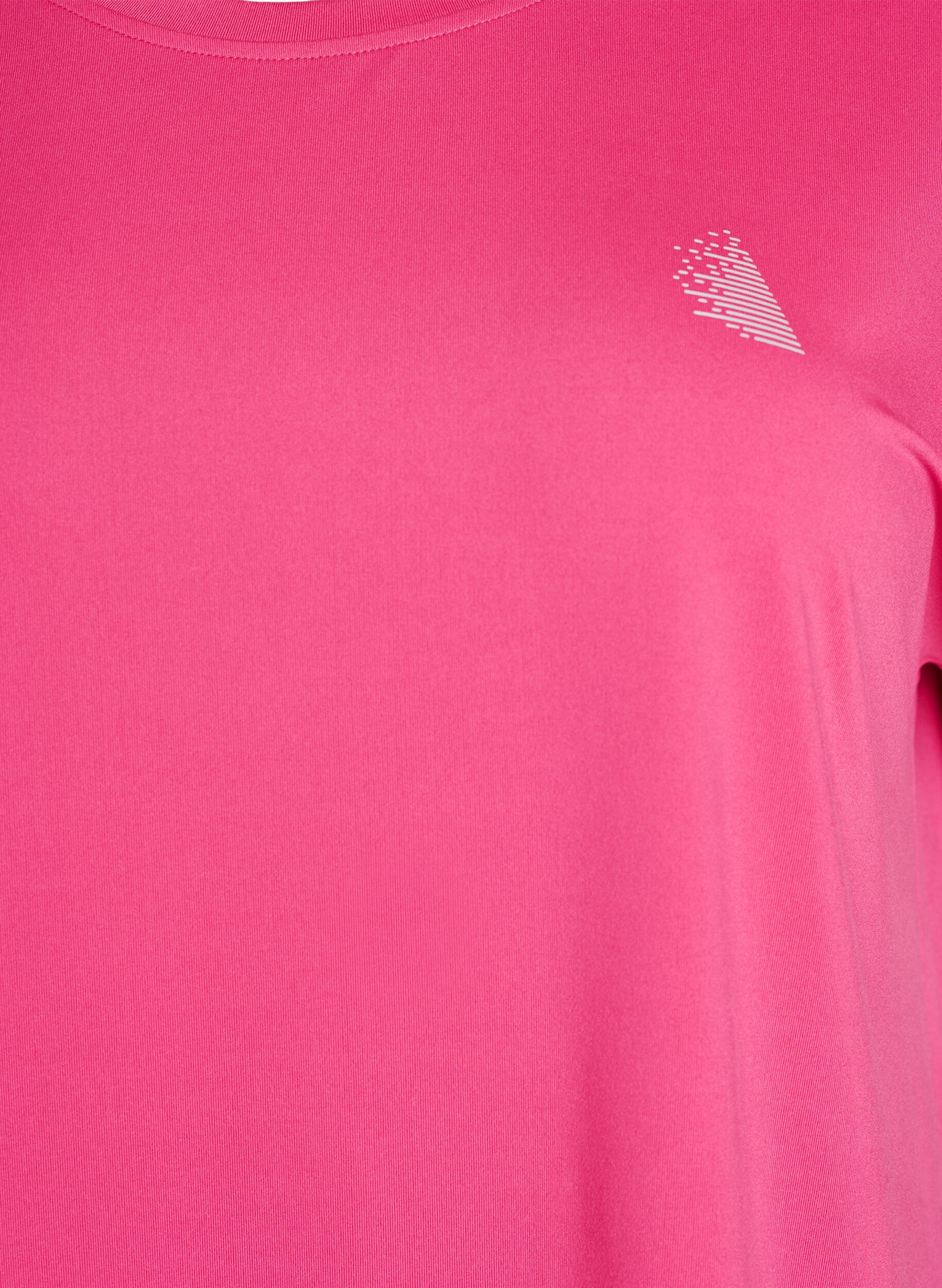 ZizziEffen gekleurd trainingsshirt, Roze, Packshot image number 2