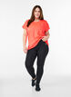 Effen gekleurd trainingsshirt, Oranje, Model image number 1
