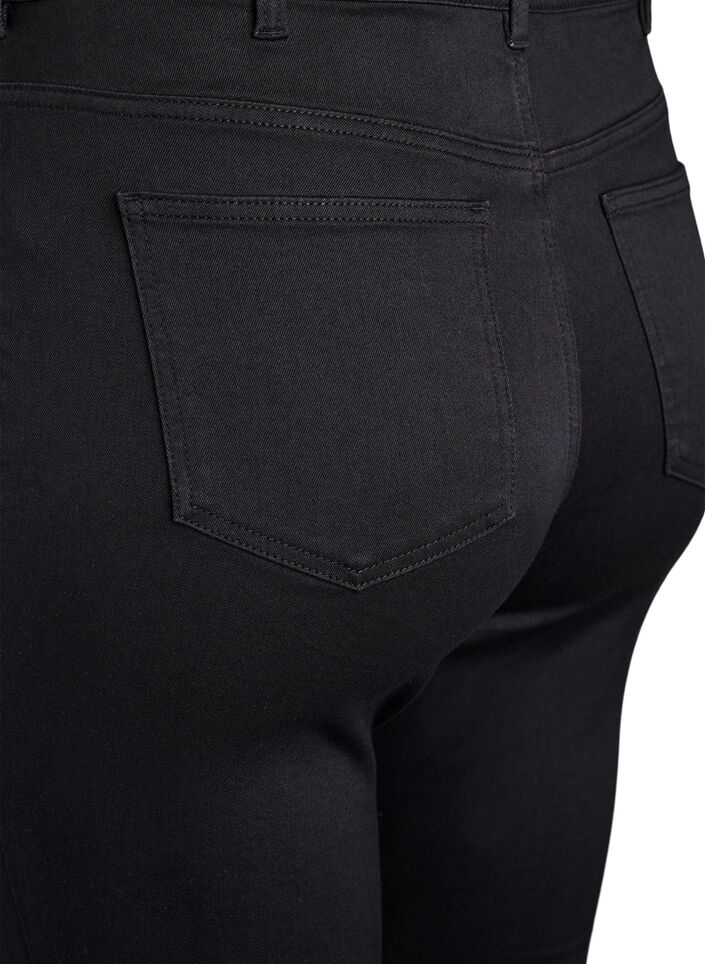 Super slim Amy jeans met hoge taille, Zwart, Packshot image number 3