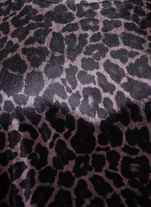 ZizziVelourt-shirt met korte mouwen, Bruin, Packshot image number 2