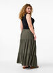Lange rok met elastiek in de taille, Groen, Model image number 1