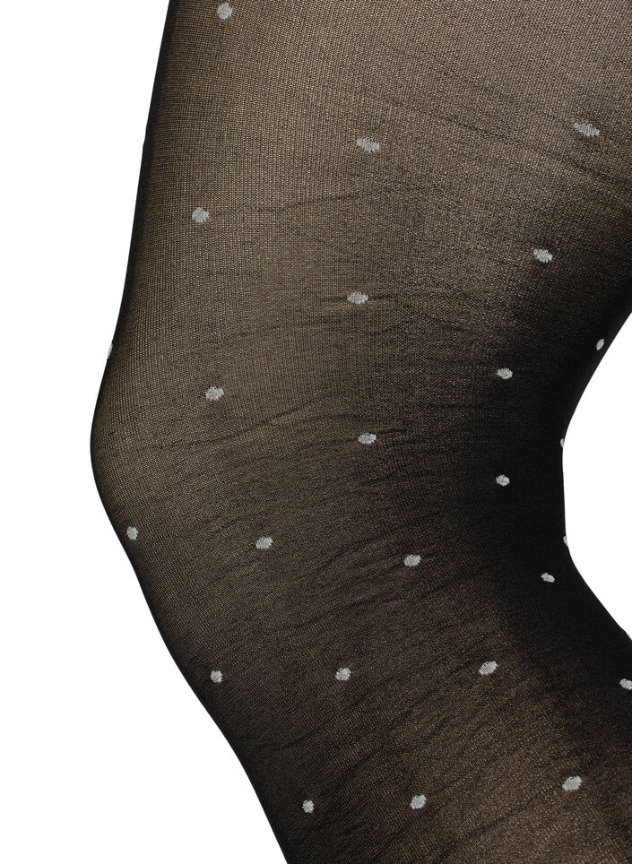 70 denier panty's met stippen, Black w. Dot, Packshot image number 2