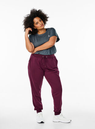 ZizziLosse trainingsbroek met zakken, Winetasting, Model image number 1