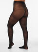 Panties met bloemenpatroon 30 denier, Zwart, Model image number 1