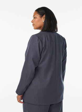 ZizziKlassieke blazer met zakken, Dark Grey , Model image number 2