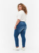 Slim fit Emily jeans met normale taille, Blauw, Model image number 1