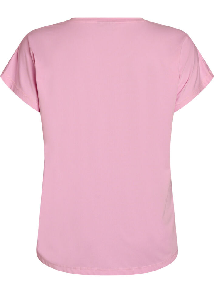 T-shirt de sport couleur unie, Rose, Packshot image number 1