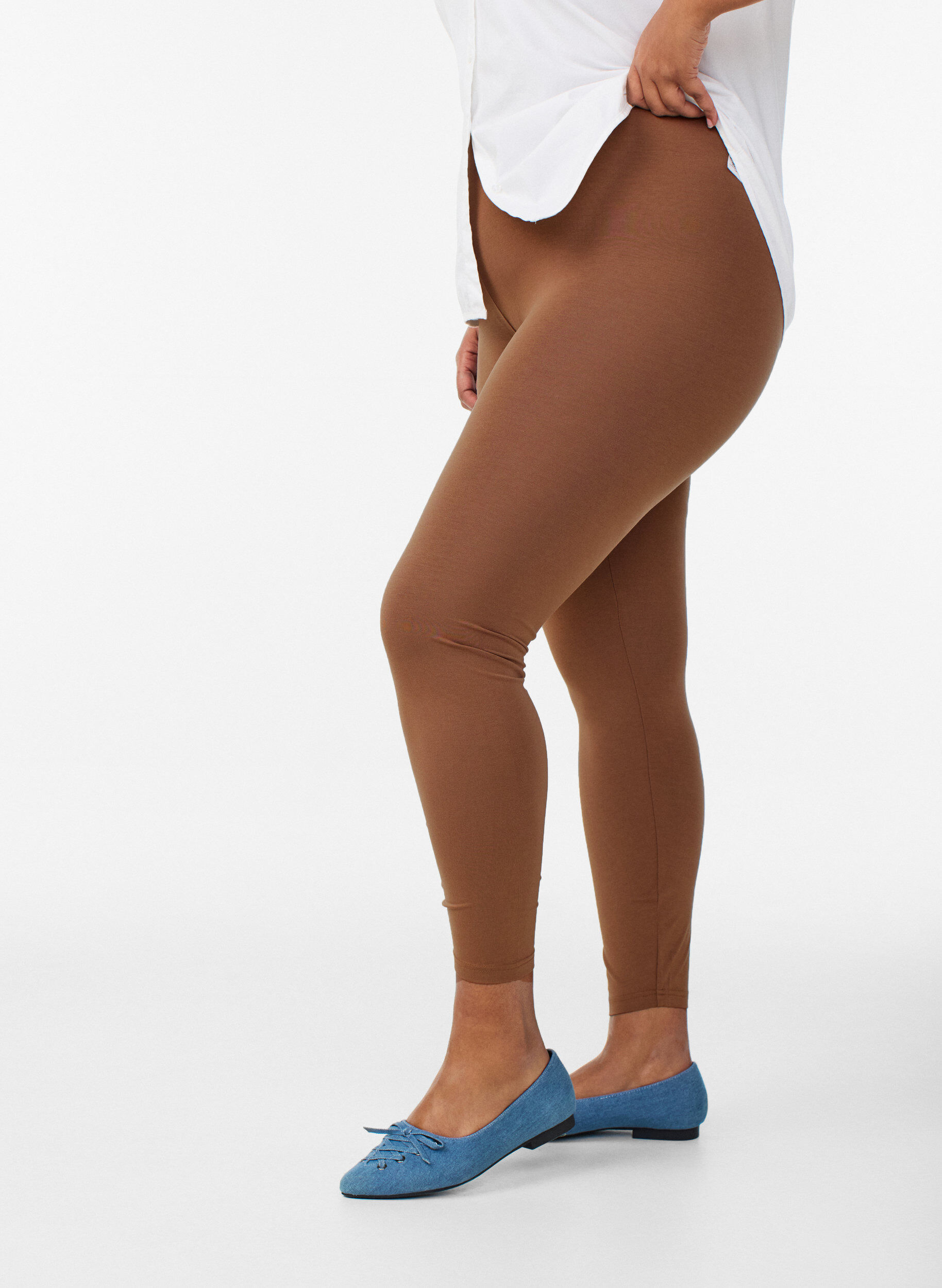 Basislegging van viscose, Bruin, Model
