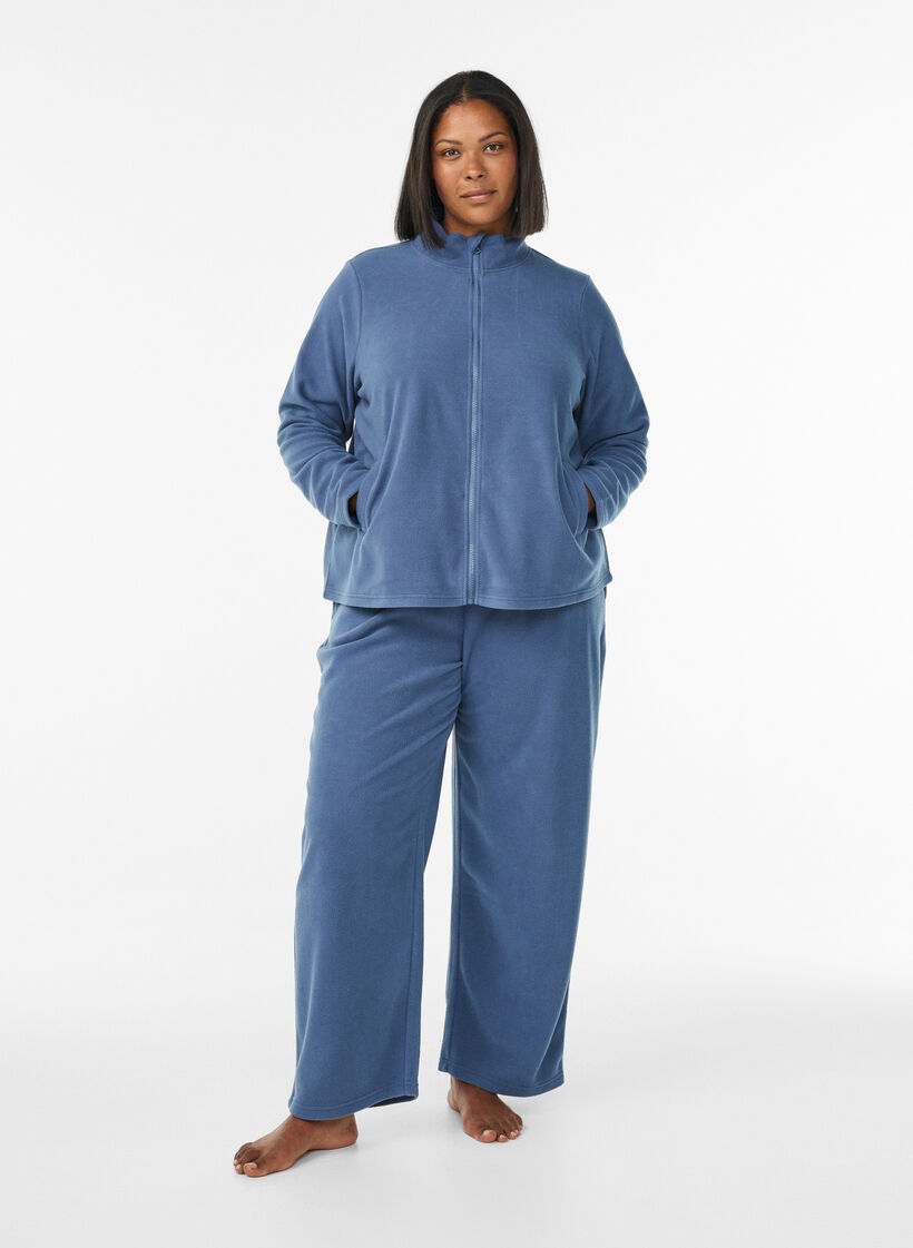 Fleecevest en broek, , Model