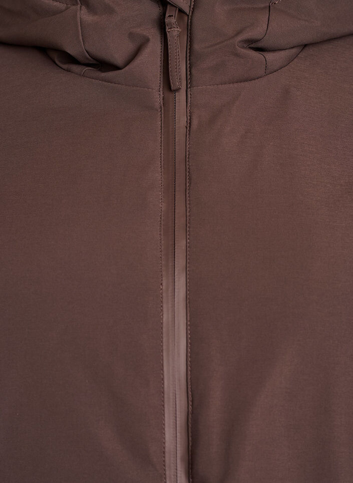 Winterjas met verstelbare taille, Bruin, Packshot image number 2