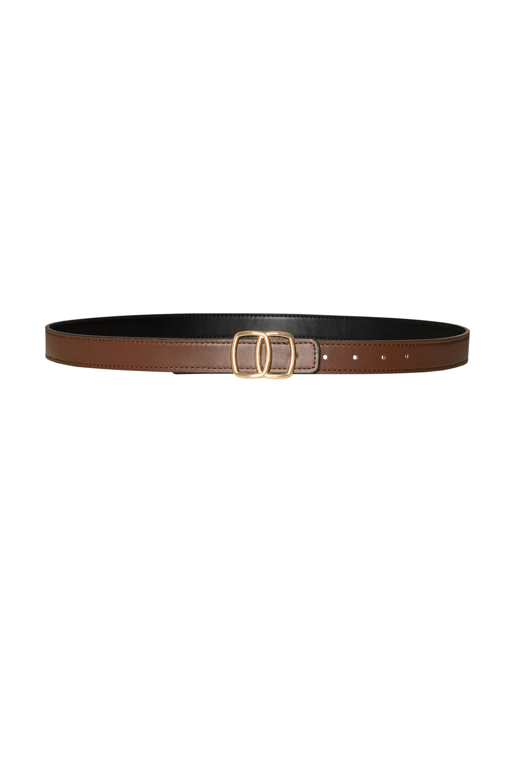 ZizziOmkeerbare riem met verwisselbare gespen, Zwart, Packshot image number 1