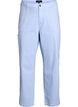 Hoog getailleerde gestreepte cargo jeans, Blauw, Packshot image number 0