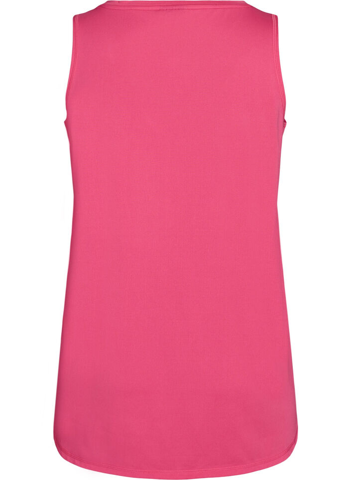 Sporttop met V-hals, Roze, Packshot image number 1