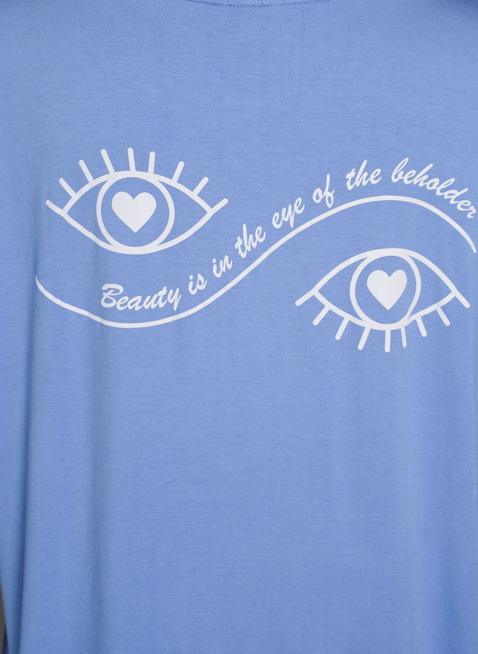 ZizziLosse viscose nachtshirt, Blauw, Packshot image number 3