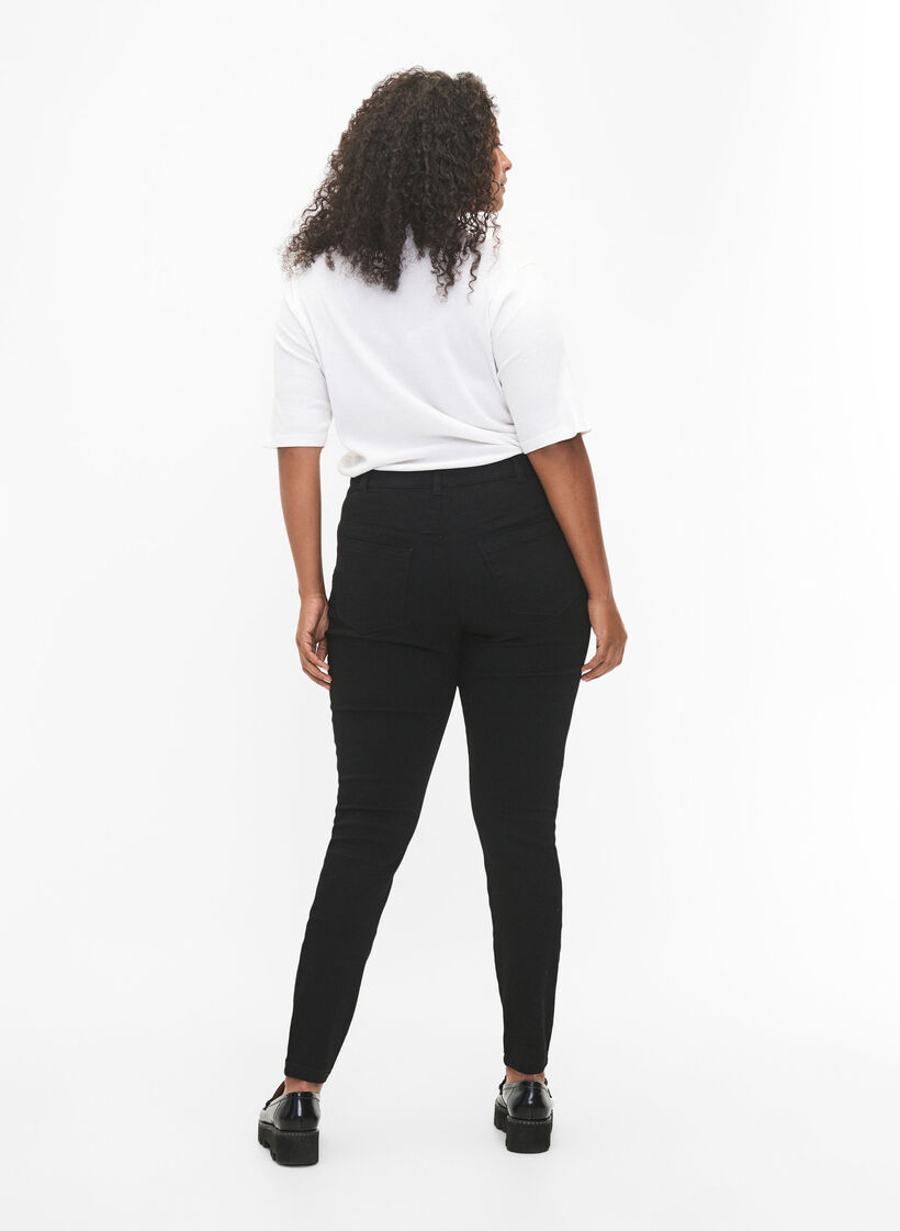 Jeggings van katoenmix, Black, Model image number 1