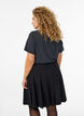 Organisch katoenen T-shirt met studs, Grijs, Model image number 2