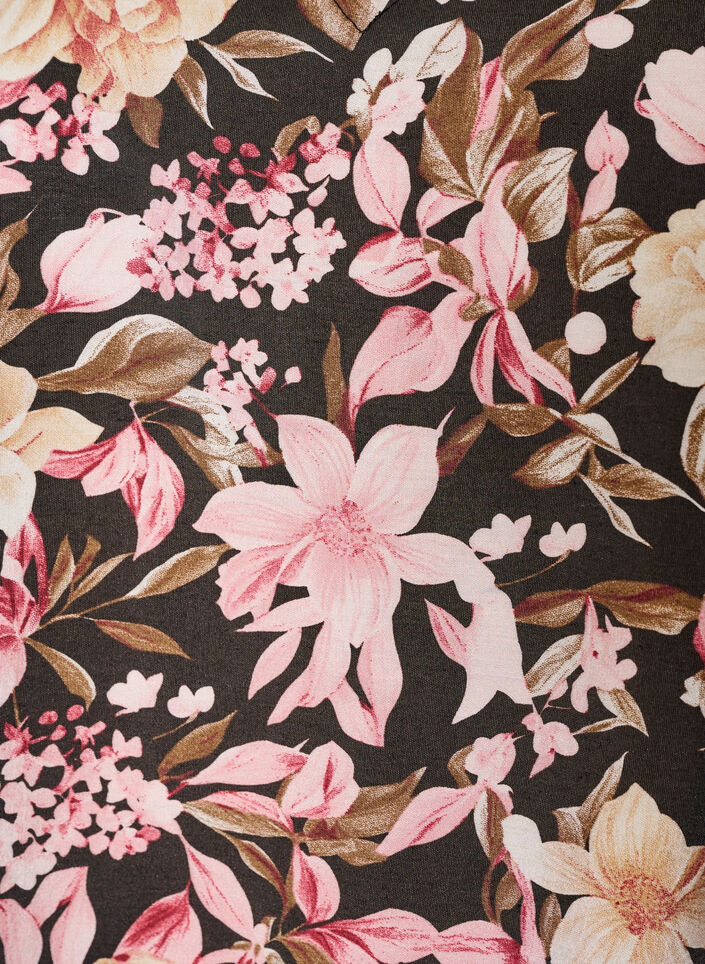 Viscose blouse met V-hals, Roze, Packshot image number 2