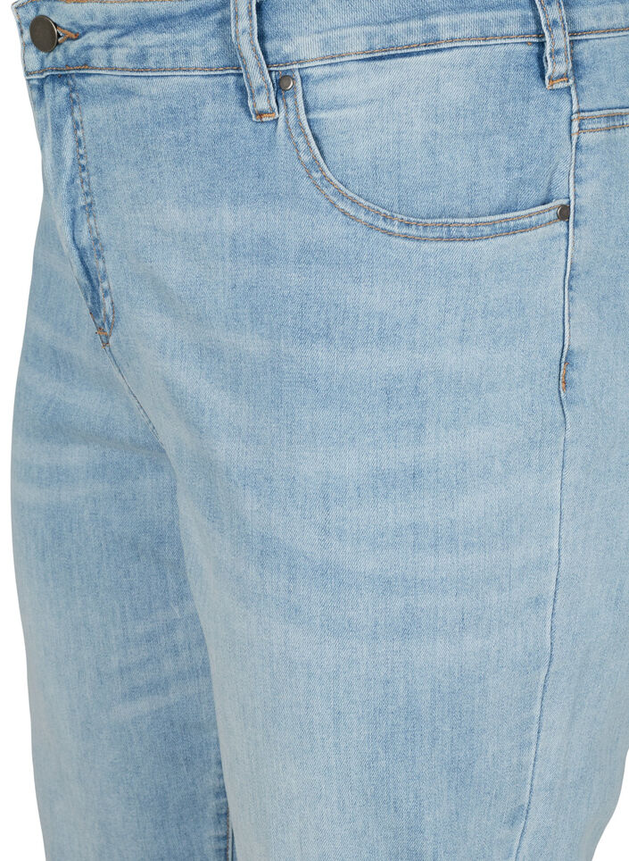 7/8 jeans met hoge taille, Blauw, Packshot image number 2