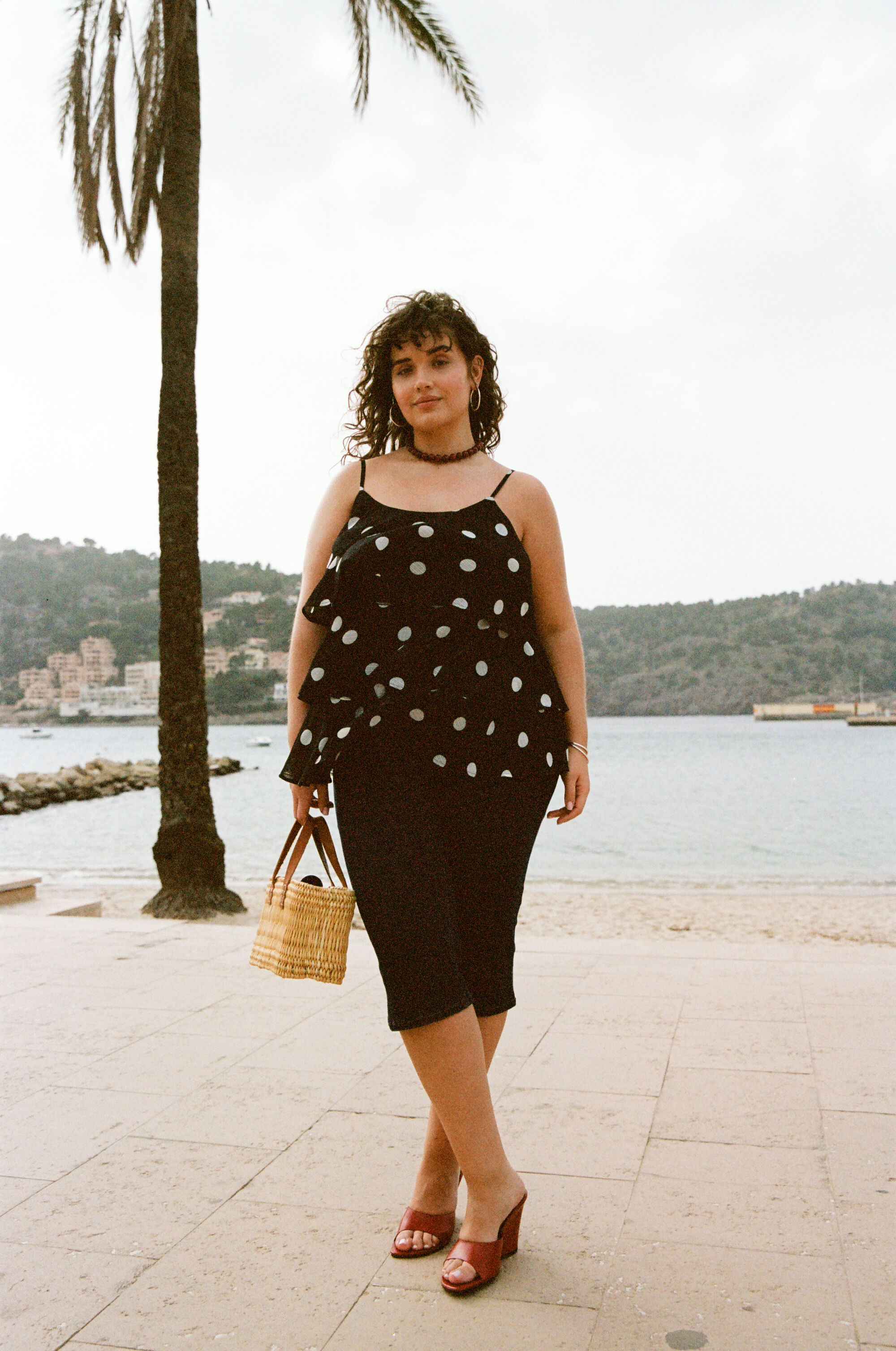 ZizziGestippelde zomerstijl met pit, , Model