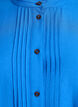 Blouse met 3/4 mouwen en decoratieve plooien, Blauw, Packshot image number 2