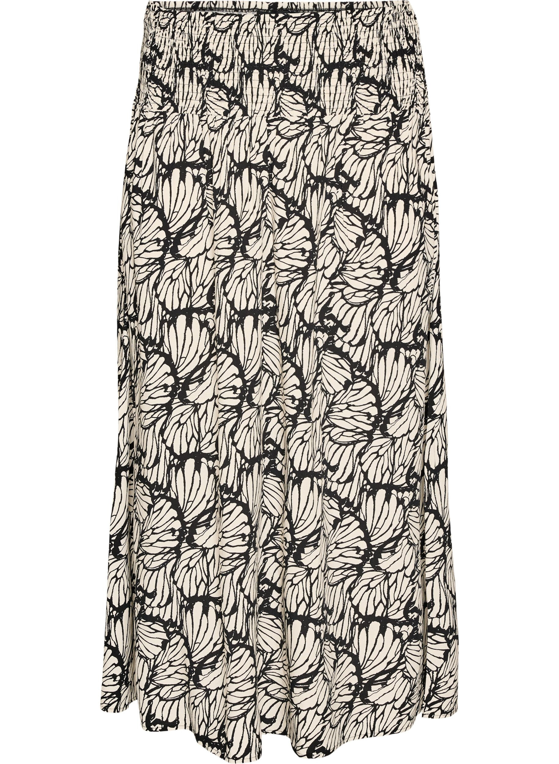 FLASH - Viscose maxi-rok met smock