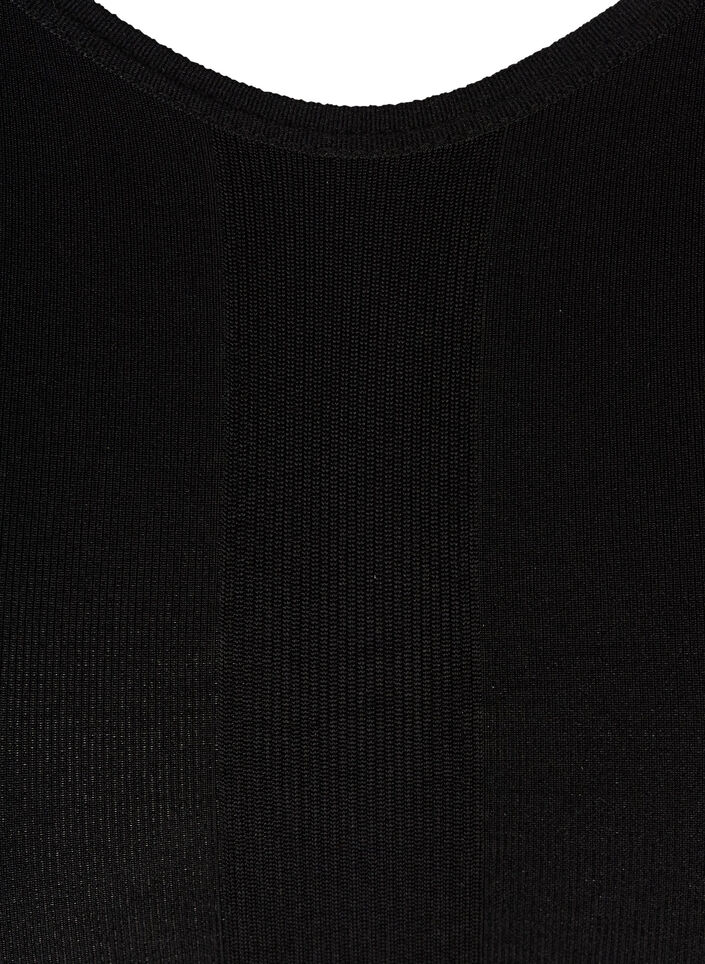 Shapewear top met brede bandjes, Black, Packshot