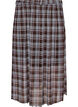 Gecontroleerde mesh midi-rok, Blauw, Packshot image number 0